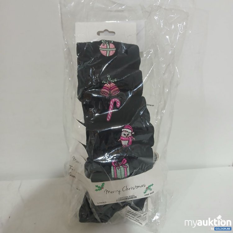 Artikel Nr. 930283 Artikel Nr. 930283: Merry Christmas Socken 5 Paare