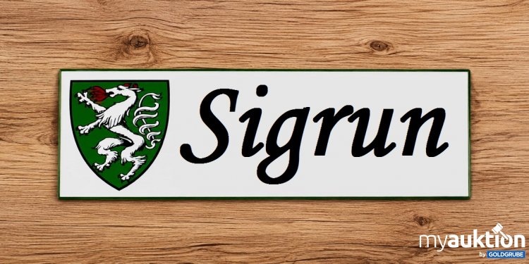 Artikel Nr. 937283 Artikel Nr. 937283: Blechschild