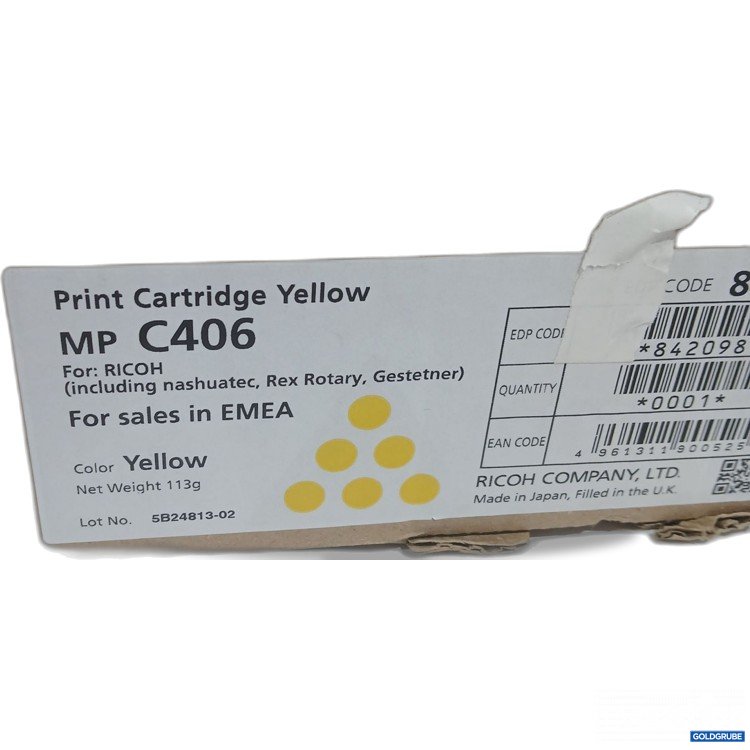 Artikel Nr. 964283: Ricoh Print Cartridge Yellow MP C406 113g 