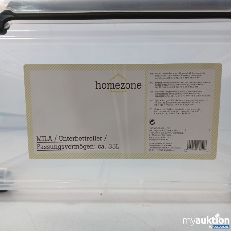 Artikel Nr. 980283 Artikel Nr. 980283: Homezone Unterbettroller ca 35L, ca 76×39×16,5cm