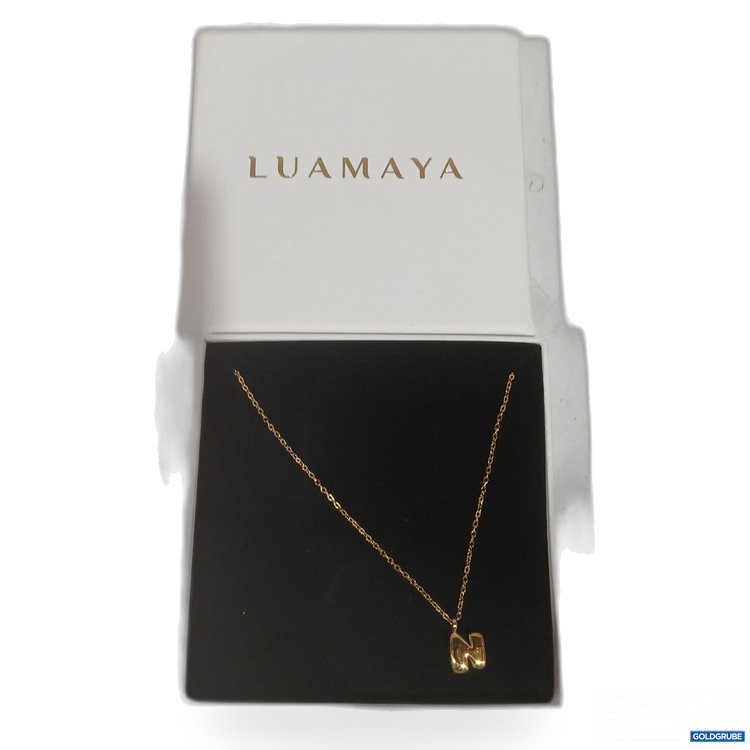 Artikel Nr. 443284: Luamaya Kette mit Buchstabe "N" 