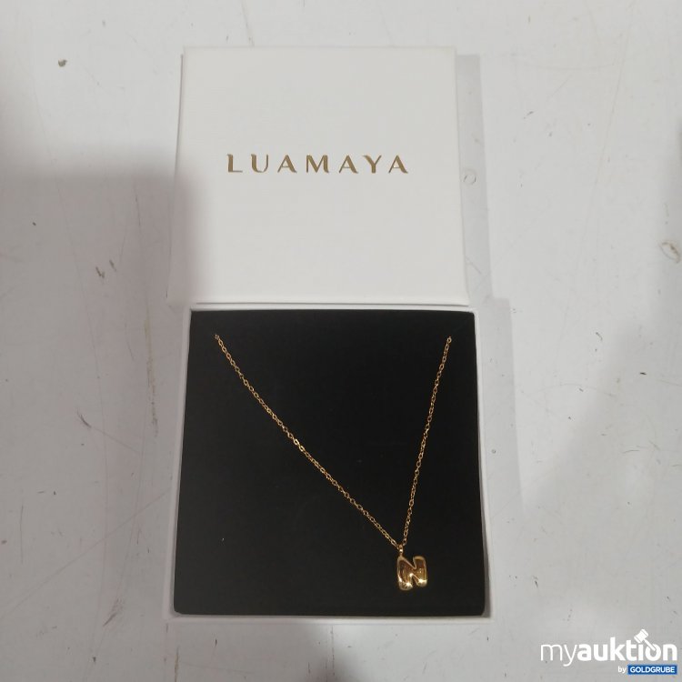 Artikel Nr. 443284: Luamaya Kette mit Buchstabe "N" 