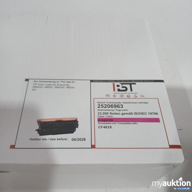 Artikel Nr. 461284 Artikel Nr. 461284: PST Rebuilt Tonerkassette magenta kompatibel mit CF463X