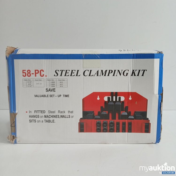 Artikel Nr. 853284 Artikel Nr. 853284: 58 PC. Steel Clamping Kit