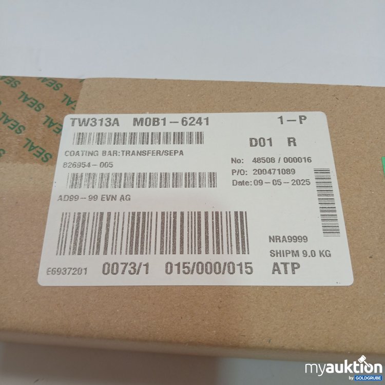 Artikel Nr. 857284 Artikel Nr. 857284: Coating Bar Transfer/sepa M0B1-6241