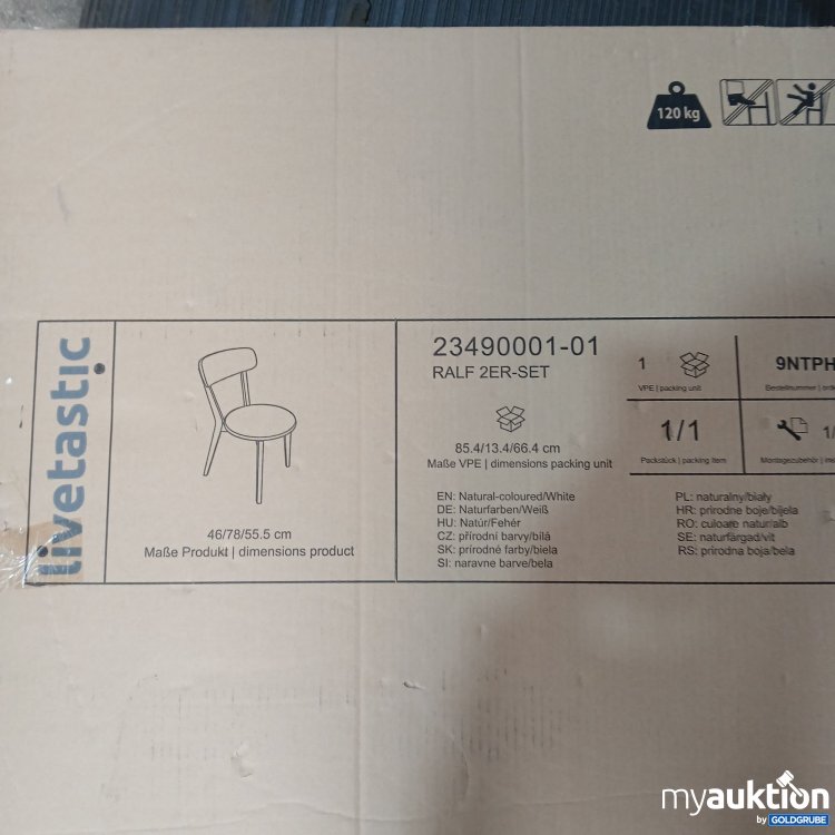 Artikel Nr. 866284: Livetastic Ralf 2er Set 23490001-01 Naturalfarben weiß 