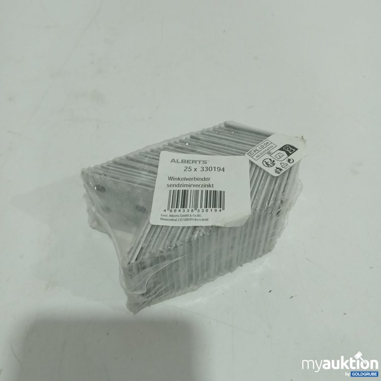 Artikel Nr. 877284: Alberts Winkelverbinder 25x 330194 