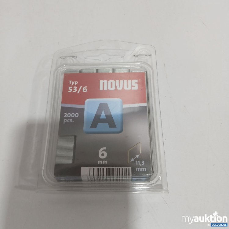 Artikel Nr. 887284: Novus 6mm 53/6 2000pcs.
