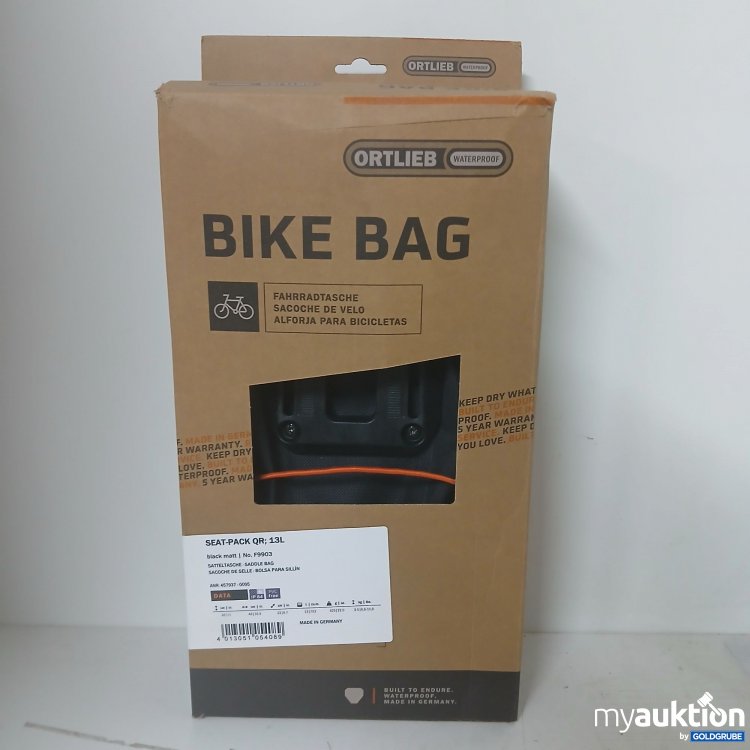 Artikel Nr. 906284 Artikel Nr. 906284: Ortlieb Bike Bag 13l F9903