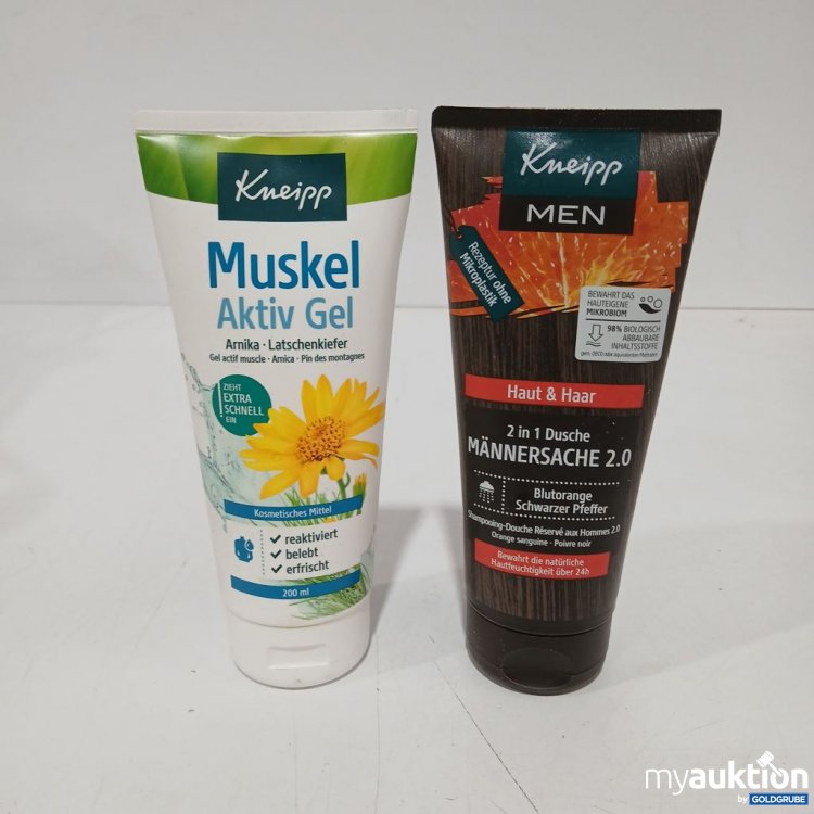 Artikel Nr. 918284: Kneipp Muskel Aktiv Gel 200 ml und Kneip Men 2in1 Dusche 200ml