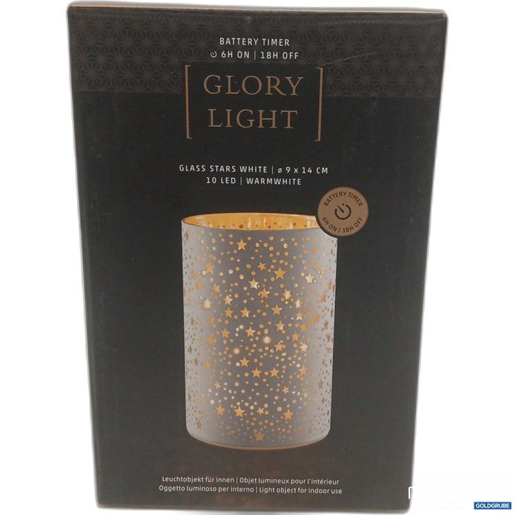 Artikel Nr. 921284: STT AG GLORY LIGHT Glass Stars White 9x14 cm