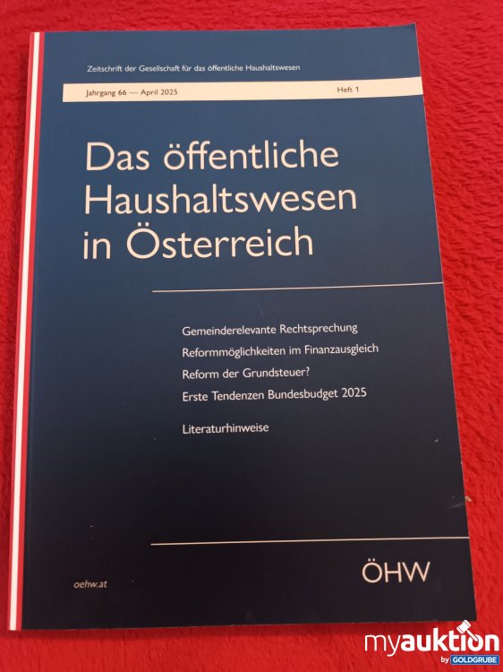 Artikel Nr. 927284: Das öffentliche Haushaltswesen in Österreich 