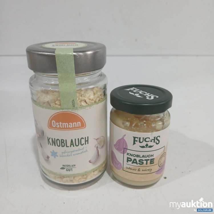 Artikel Nr. 970284: Ostmann Knoblauch 40g / Fuchs Knoblauch Paste 100g