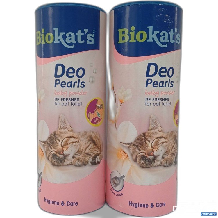 Artikel Nr. 987284: Biokat's Deo Pearls Babypuderduft für Katzenklo, 2x700g