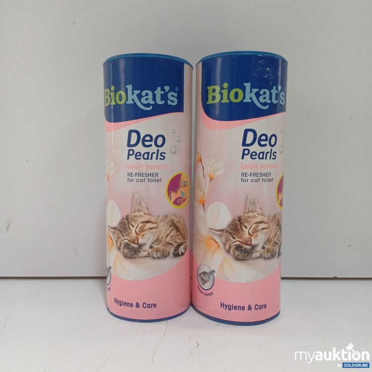 Artikel Nr. 987284: Biokat's Deo Pearls Babypuderduft für Katzenklo, 2x700g