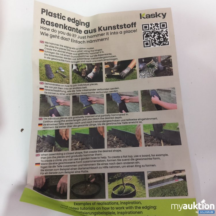 Artikel Nr. 780285 Artikel Nr. 780285: Kasky Rasenkanten aus Kunststoff