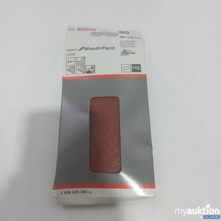 Artikel Nr. 852285: Bosch Expert Wood+Paint 80 80x133mm C430 10 Stück 