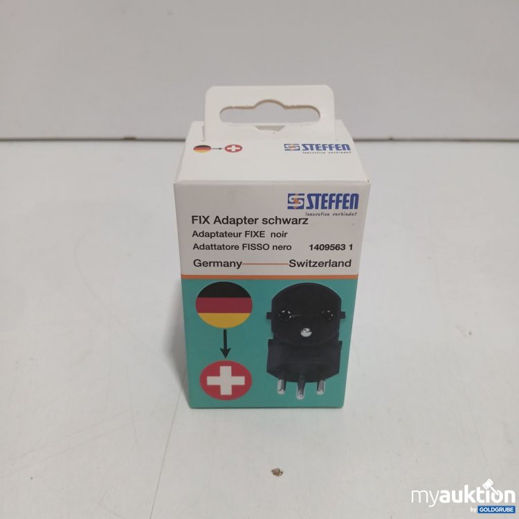 Artikel Nr. 921285: Steffen FIX Adapter schwarz 250V 10A max. 2500W
