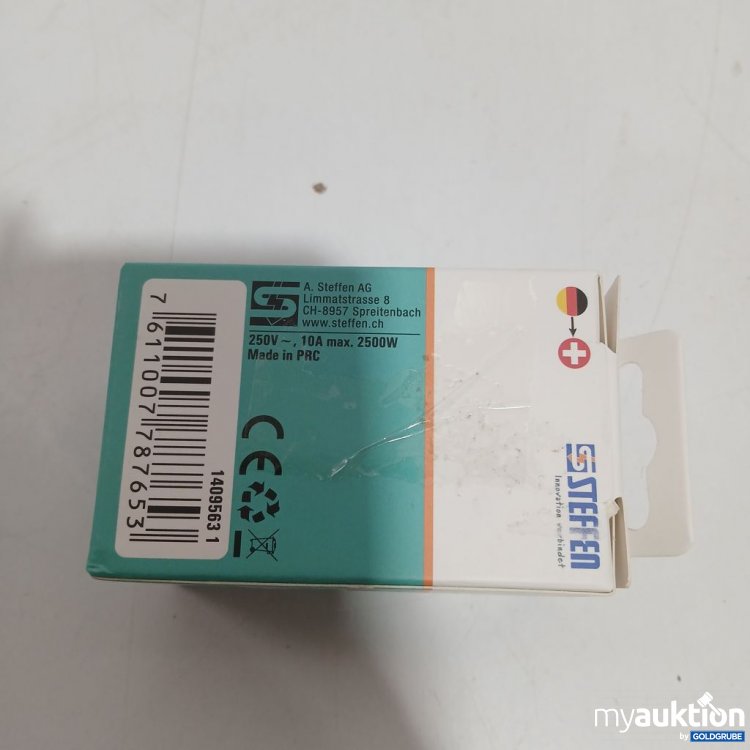 Artikel Nr. 921285: Steffen FIX Adapter schwarz 250V 10A max. 2500W