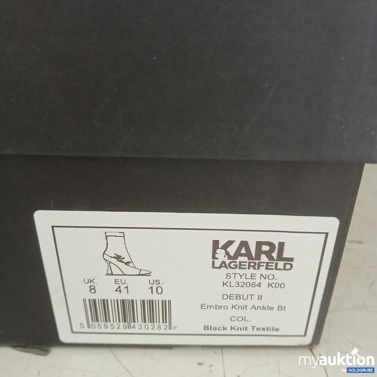 Artikel Nr. 954285: Karl Lagerfeld Embro Knit Ankle Bt Schwarz