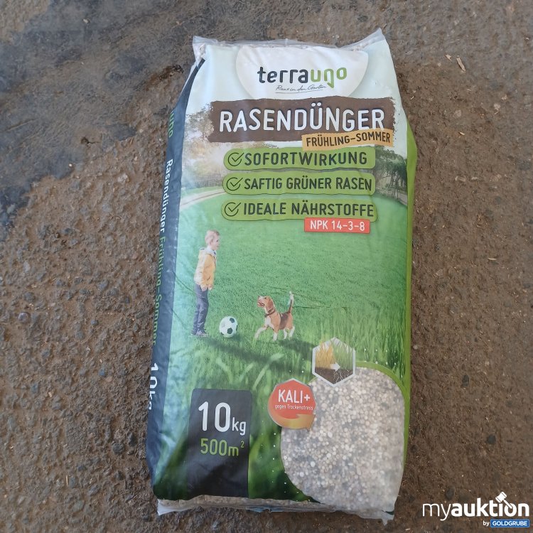 Artikel Nr. 956285: Terrauno Rasendünger Frühling-Sommer 10kg