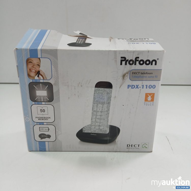 Artikel Nr. 360286 Artikel Nr. 360286: ProFoon PDX-1100 DECT Telefon