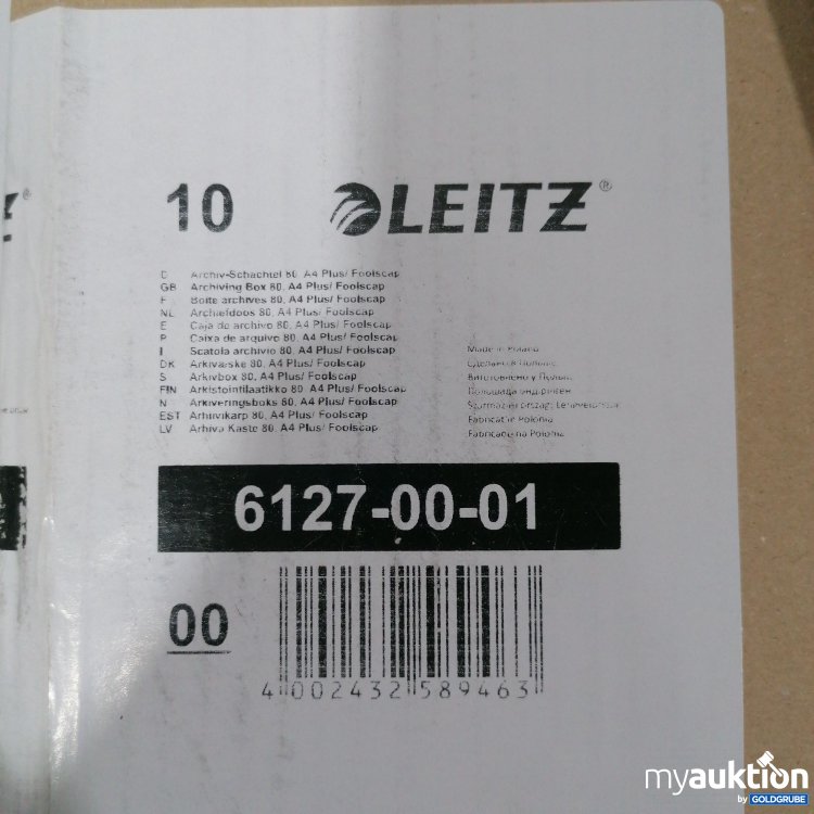 Artikel Nr. 441286: Leitz Archiv-Schachtel A4 10Stk