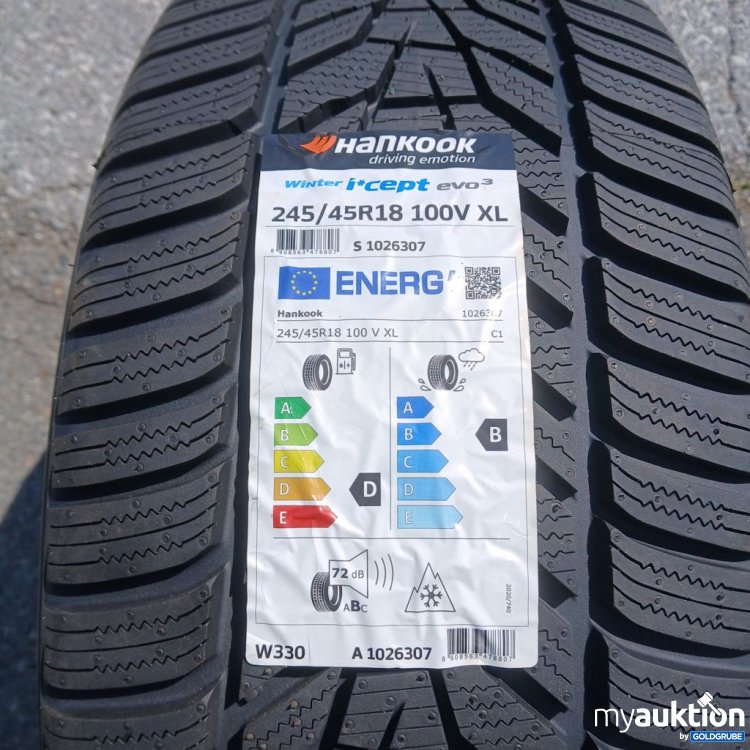 Artikel Nr. 447286 Artikel Nr. 447286: Hankook Winter i*cept Evo 3 245/45R18 100V XL
