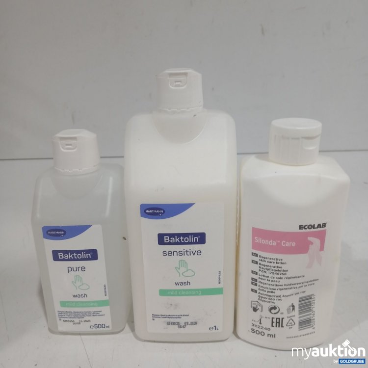 Artikel Nr. 471286: Hartmann Baktolin pure wash mild cleansing & Ecolab Silonda care 2x500ml 1x1L