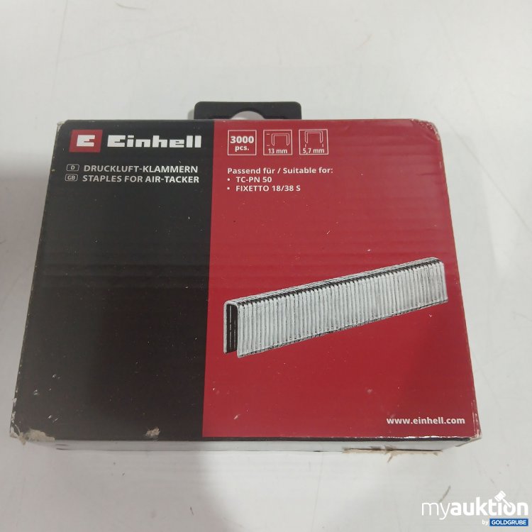 Artikel Nr. 898286: Einhell Druckluft-Klammern 3000Stk 13mm 5,7mm 