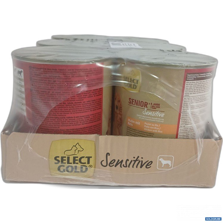 Artikel Nr. 985286: Select Gold Hundefutter Senior Huhn mit Reis 6x800g