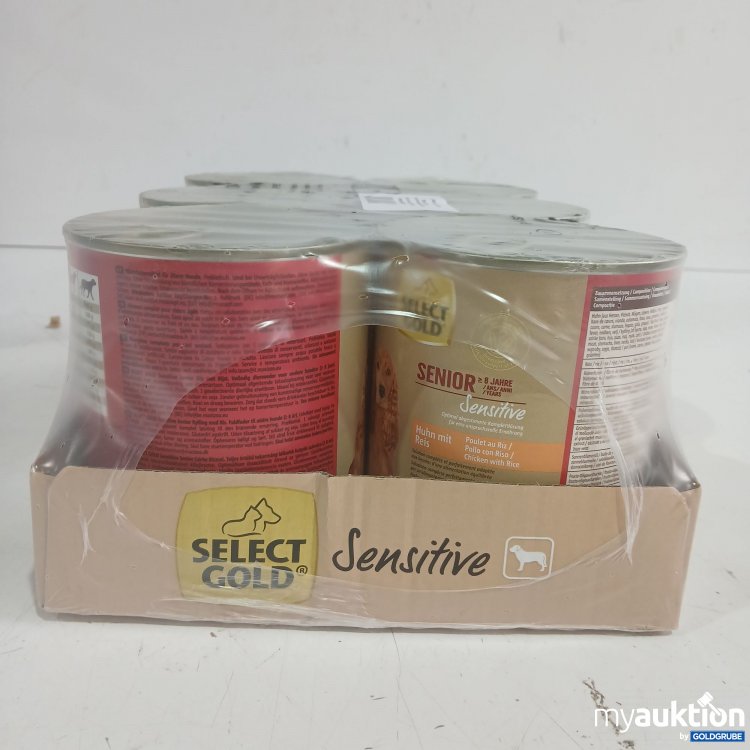 Artikel Nr. 985286: Select Gold Hundefutter Senior Huhn mit Reis 6x800g