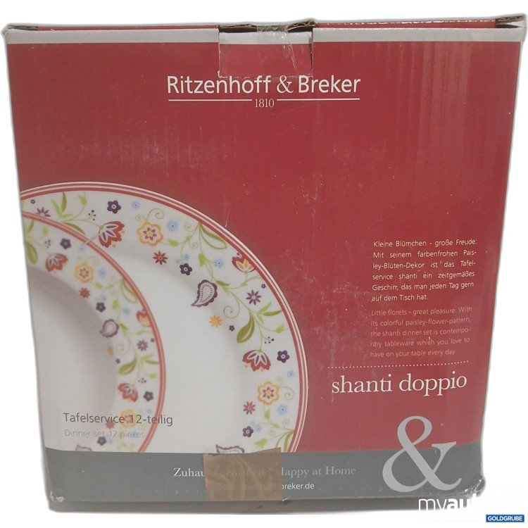 Artikel Nr. 990286 Artikel Nr. 990286: Ritzenhoff & Breker Tafelservice 12tlg. Shanti doppio