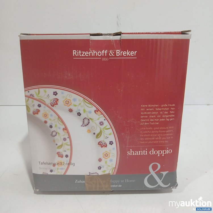 Artikel Nr. 990286 Artikel Nr. 990286: Ritzenhoff & Breker Tafelservice 12tlg. Shanti doppio