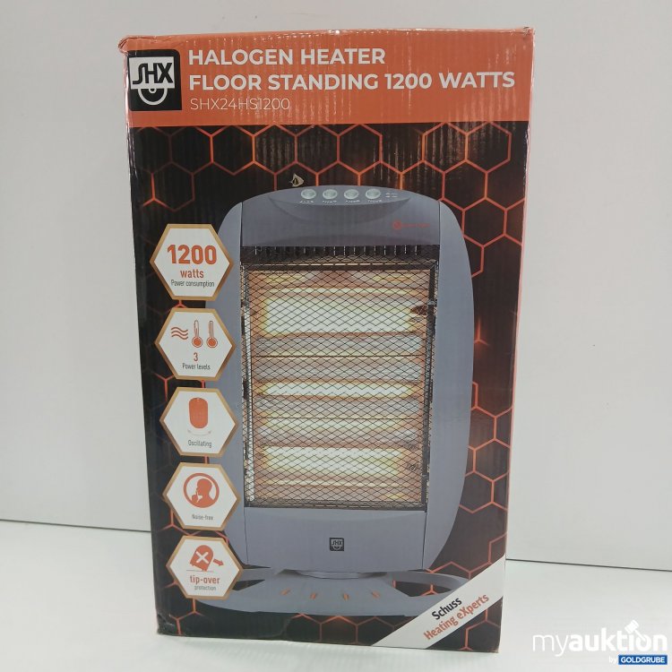 Artikel Nr. 360287 Artikel Nr. 360287: SHX Halogenheizer Standgerät 1200Watt SHX24HS1200