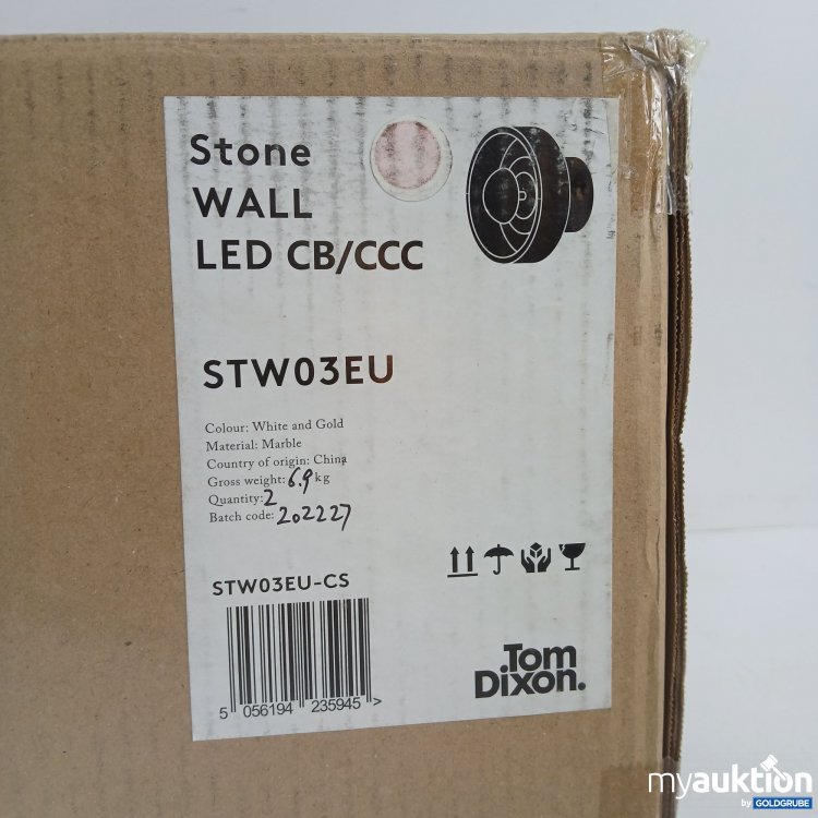 Artikel Nr. 438287 Artikel Nr. 438287: Tom Dixon Stone Wall LED CB/CCC STW03EU White and Gold