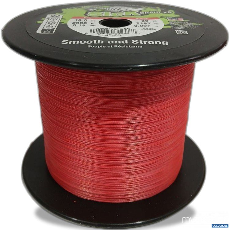 Artikel Nr. 442287: Berkley Sick Braid x8 Smooth and Strong Braid 18kg 2000m 0,19mm red