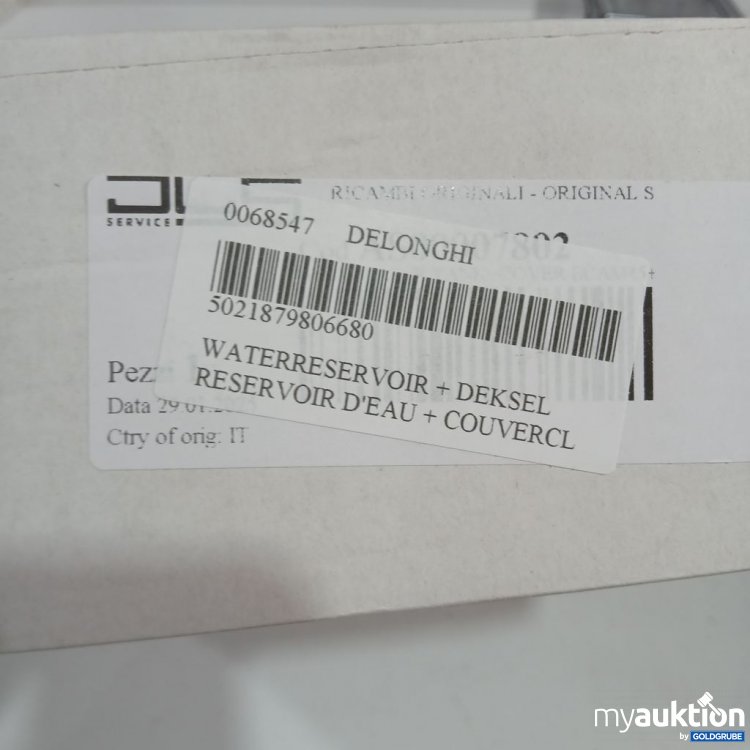 Artikel Nr. 919287: DeLonghi Wassertank + Deckel