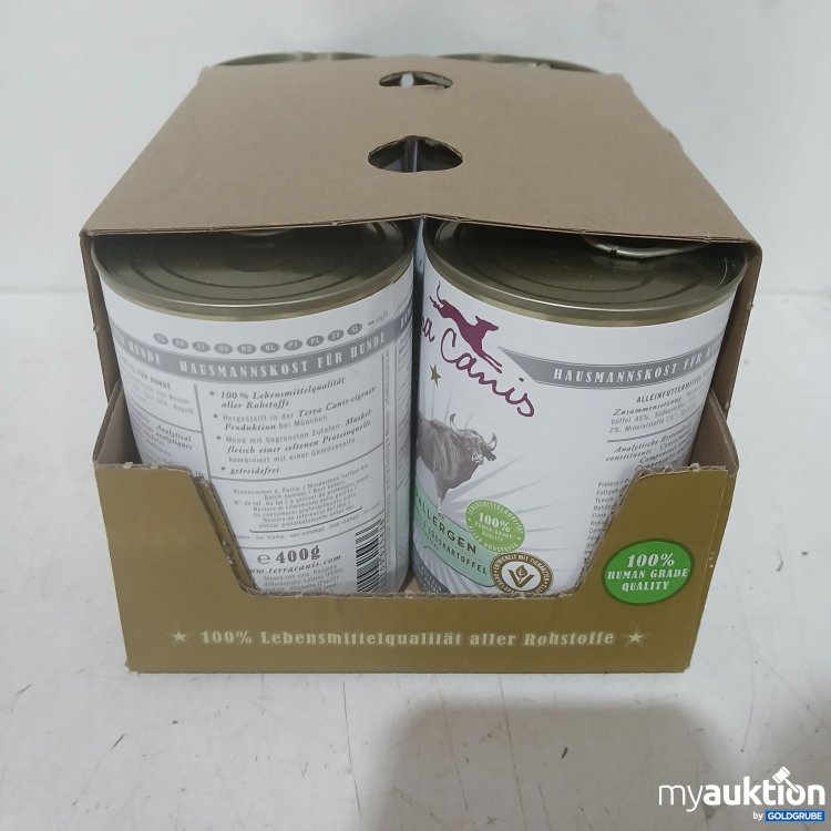 Artikel Nr. 994287 Artikel Nr. 994287: Terra Canis Hundefutter Wasserbüffel & Süßkartoffel 6x400g