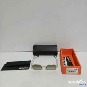Artikel 527287: D.Franklin sechseckige Sonnenbrille  Hex Legacy Gold mit Etui goldfarben grün
Art.Nr DFSU906004-KHAK