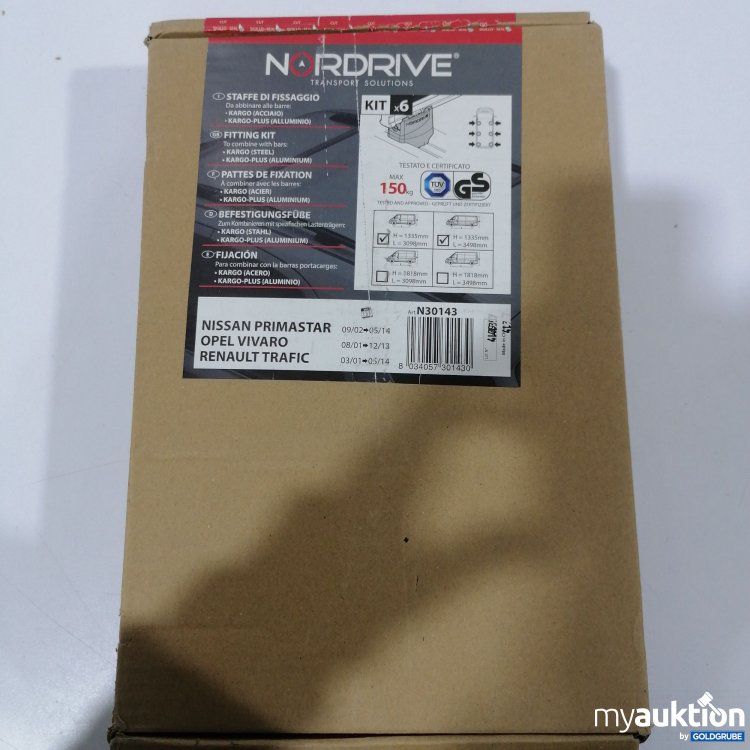 Artikel Nr. 441288: Nordrive Befestigungsfüße N30143