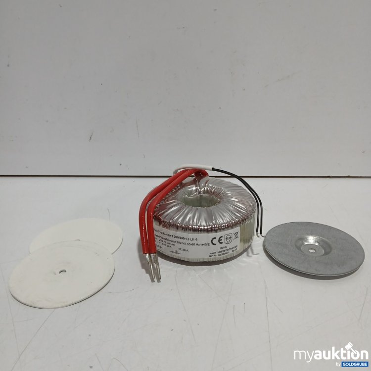 Artikel Nr. 527288: Halogen Ringkerntransformator 200 VA 230 V 11,5 V Sek 11,5V rt-rtv17,39 A