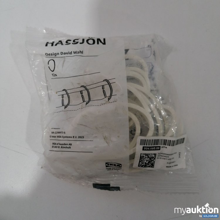 Artikel Nr. 896288: Ikea Hassjön Vorhangringe 12Stk 004 660 08