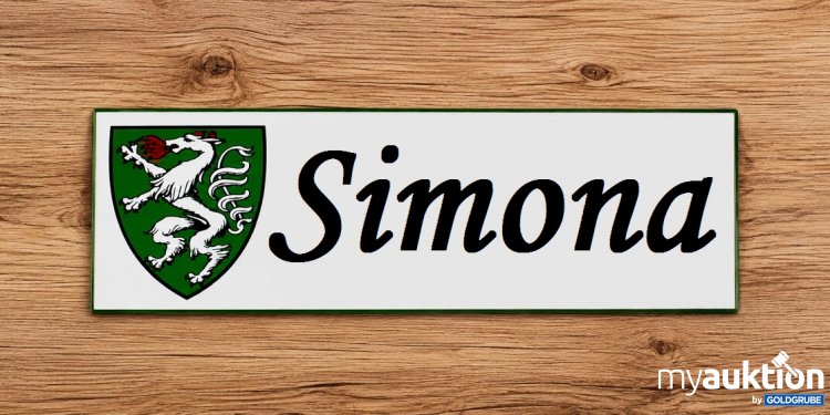Artikel Nr. 937288 Artikel Nr. 937288: Blechschild