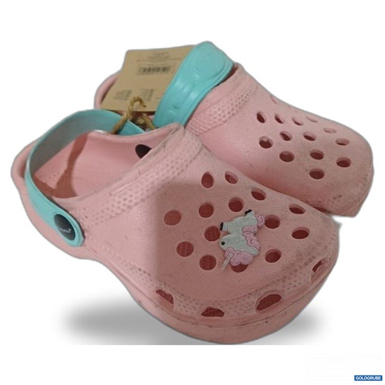 Artikel Nr. 940288 Artikel Nr. 940288: Kinderschuhe Clogs mit türkisfarbenem Riemen