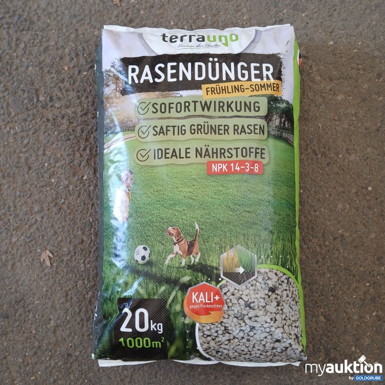 Artikel Nr. 956288: Terrauno Rasendünger Frühling-Sommer 20kg