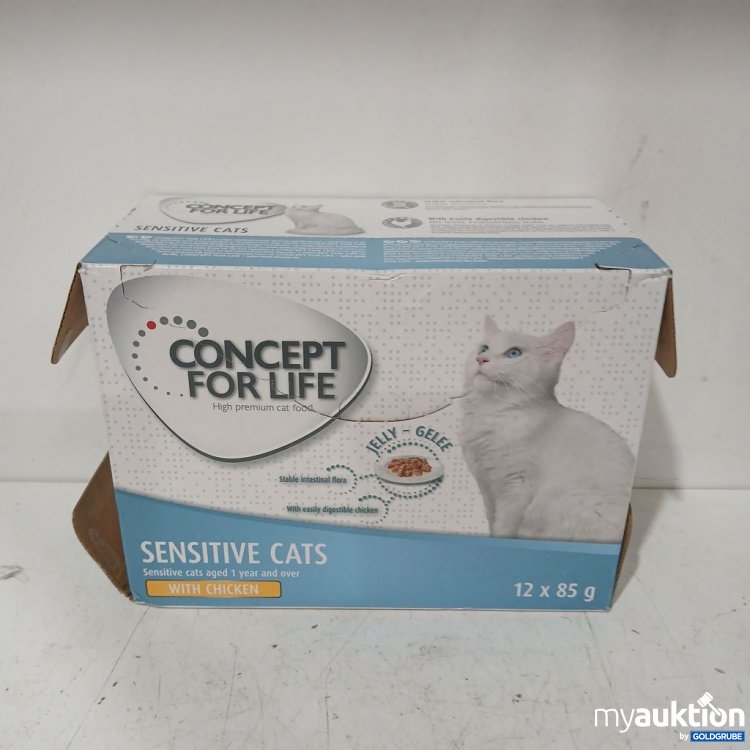 Artikel Nr. 978288: Concept for Life Sensitive Cats mit Huhn 12x85 g
