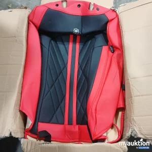 Auktion Autositzbezug rot schwarz