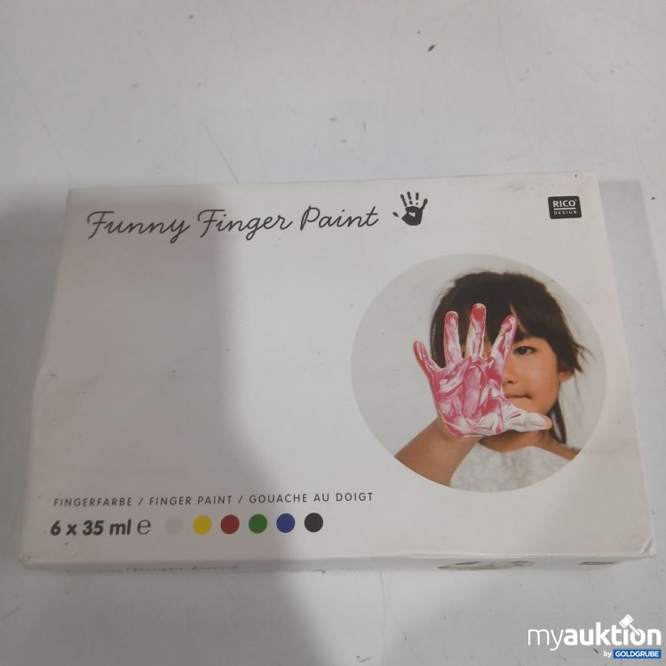 Artikel Nr. 912289: Rico Funny Finger Paint Fingerfarbe 6x35 ml