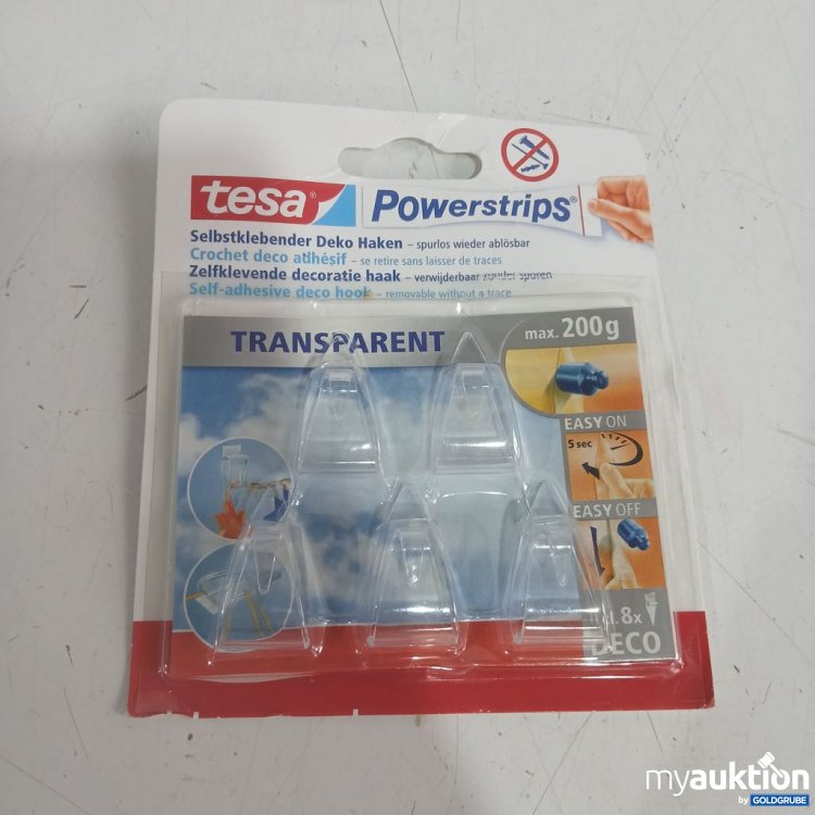 Artikel Nr. 932289: tesa Powerstrips Selbstklebender Deko Haken max. 200g